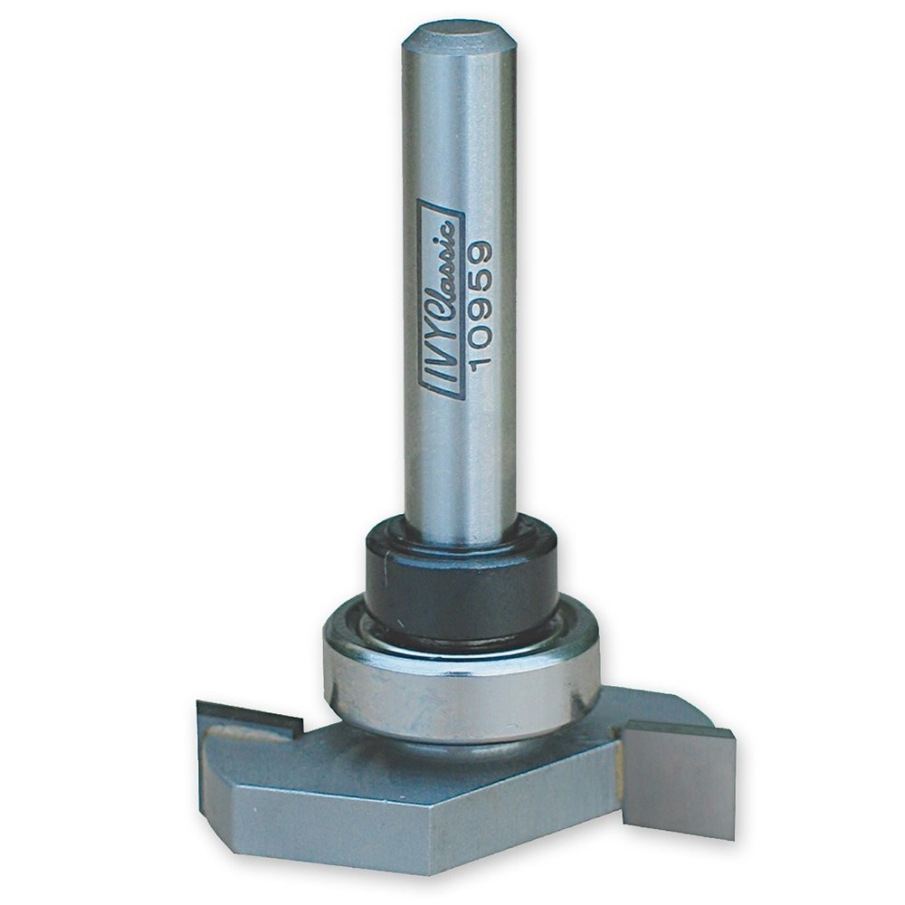 IVY Classic 10959 1/4" Tongue & Groove Carbide Router Bit w/ Ball Bearing