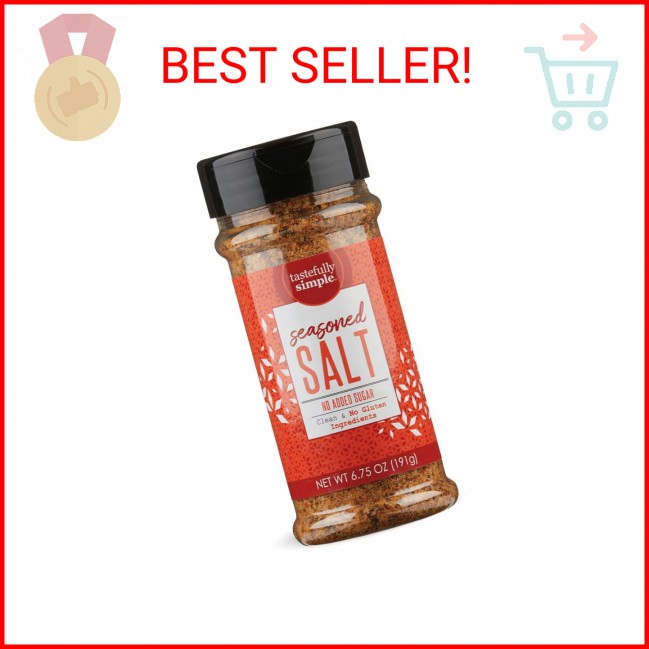Tastefully Simple Seasoned Salt, 6.75 Ounce