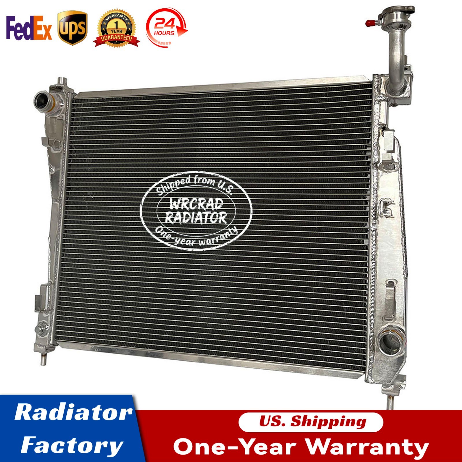 Aluminum Radiator For Jeep Grand Cherokee Dodge Durango 2011-2021 3.6 5.7 V6 V8w