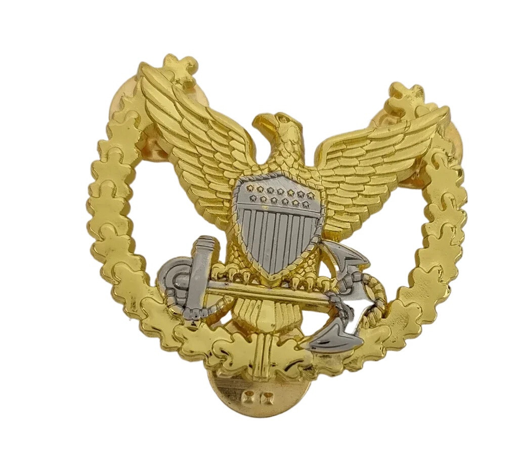 US COAST GUARD COMMAND ASHORE BADGE DRESS LAPEL PIN INSIGNIA