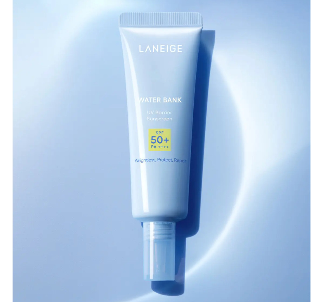 Laneige Water Bank UV Barrier Sunscreen SPF50+/PA++++ 50ml 2025 New K-Beauty
