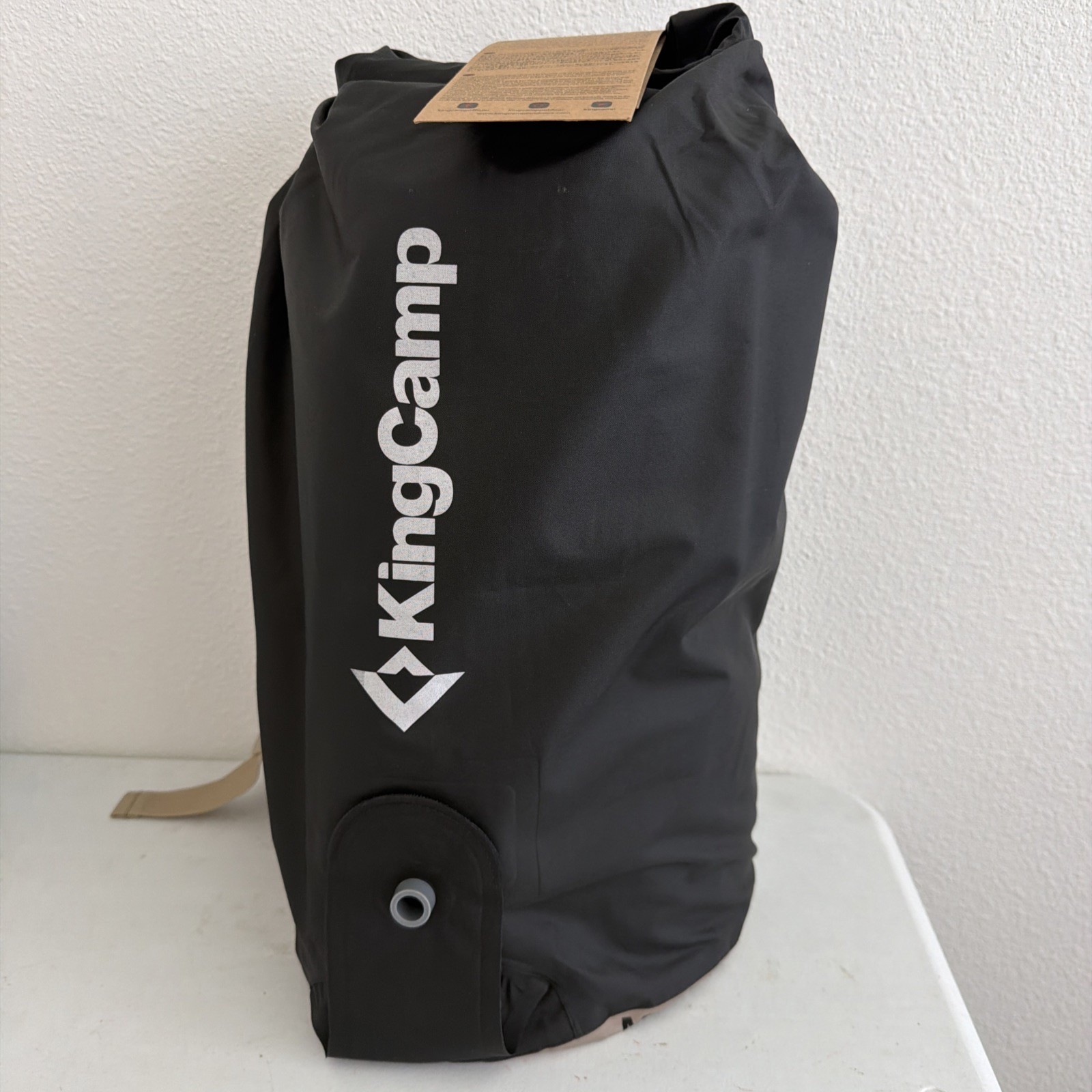 Kingcamp Hybrid Foam Topper Inflatable Sleeping Pad, Compact, Camping Outdoor