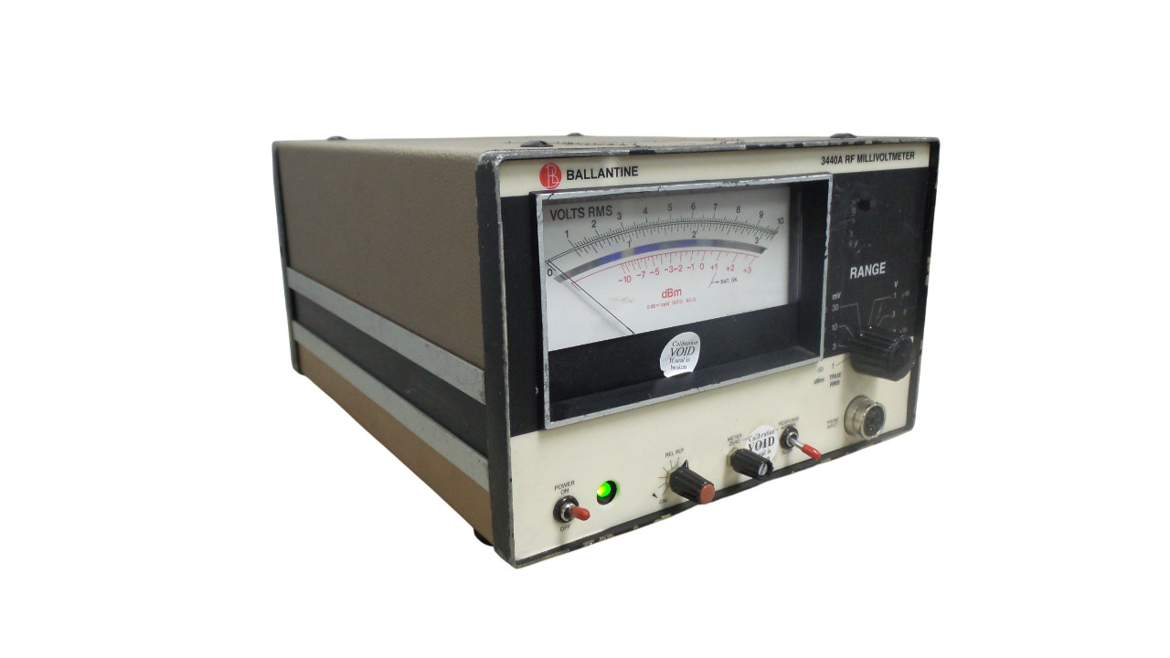 BALLANTINE 3440A RF MILLIVOLTMETER - Free Shipping
