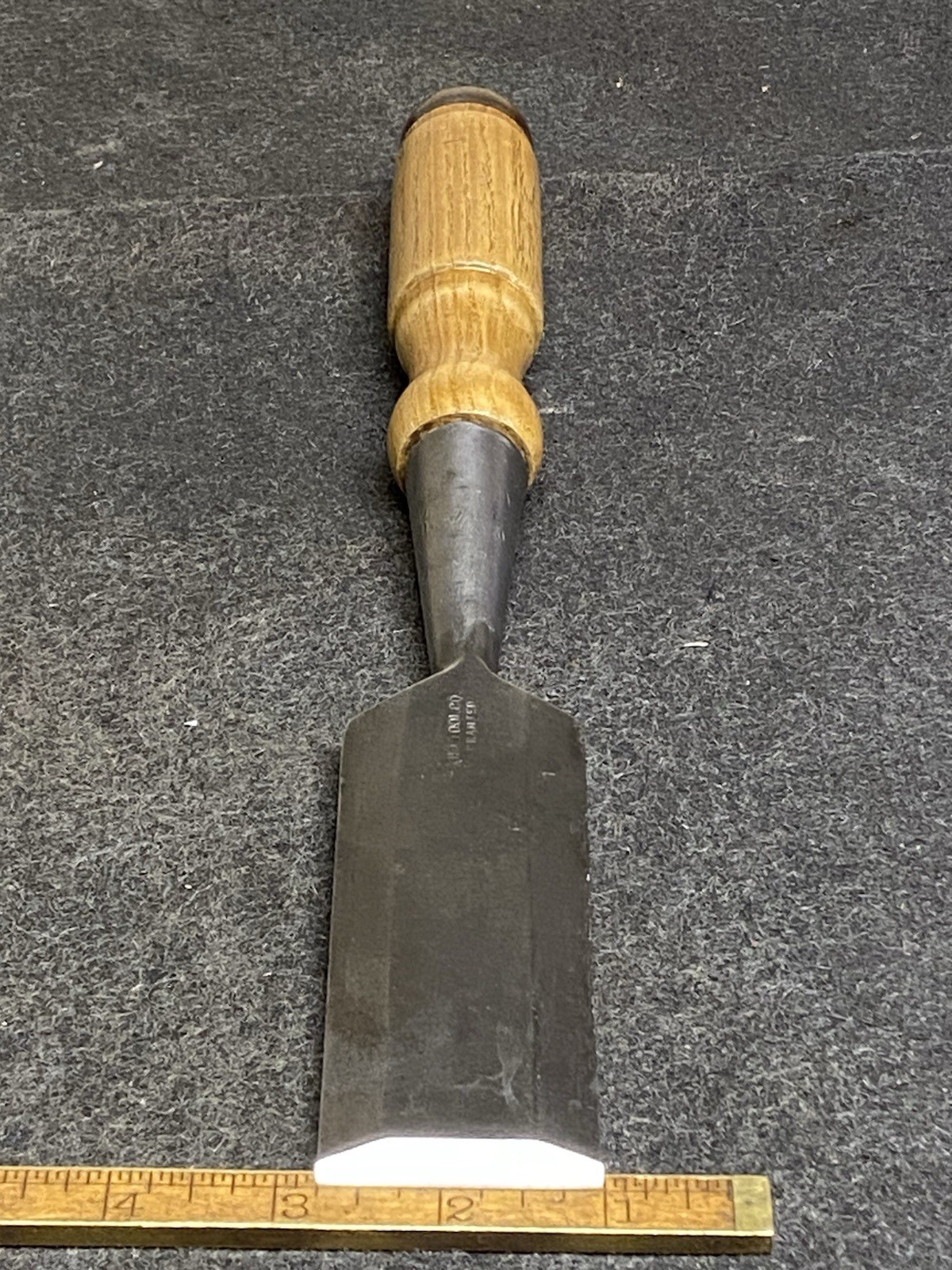 Vintage Ohio Tool Co Warranted 1-3/4” Chisel With Custom Handle Work Ready USA
