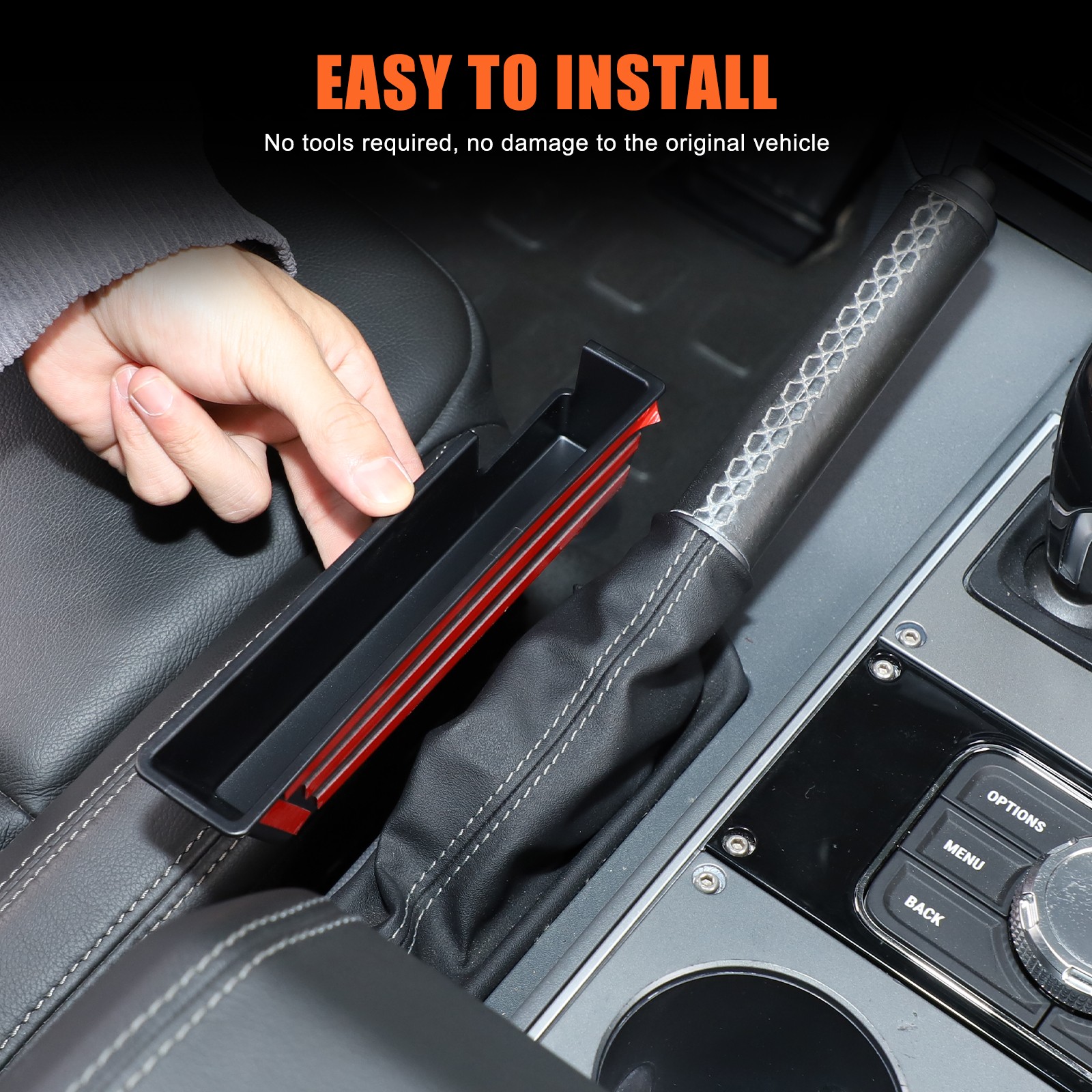 Handbrake Side Storage Box Organizer Tray Accessories For INEOS Grenadier 2020+