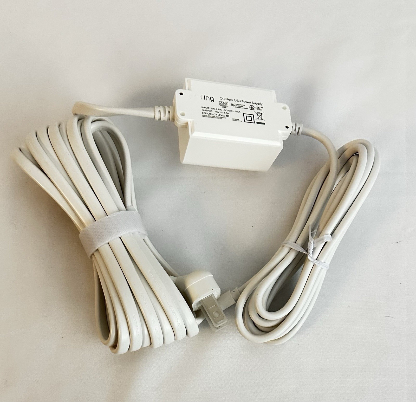 Ring Outdoor USB Power Supply Micro USB - NEW