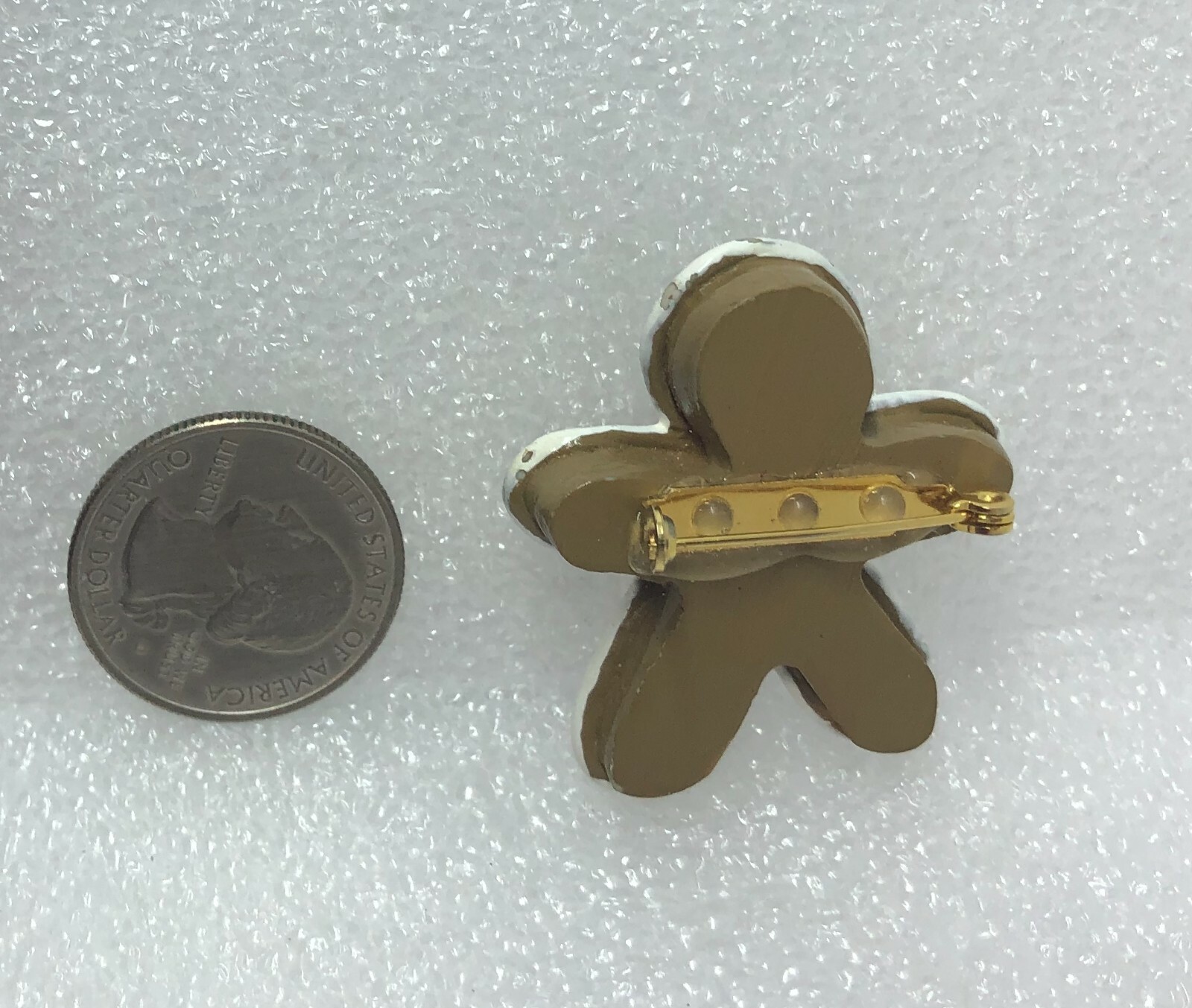 Gingerbread Man Plastic Pin