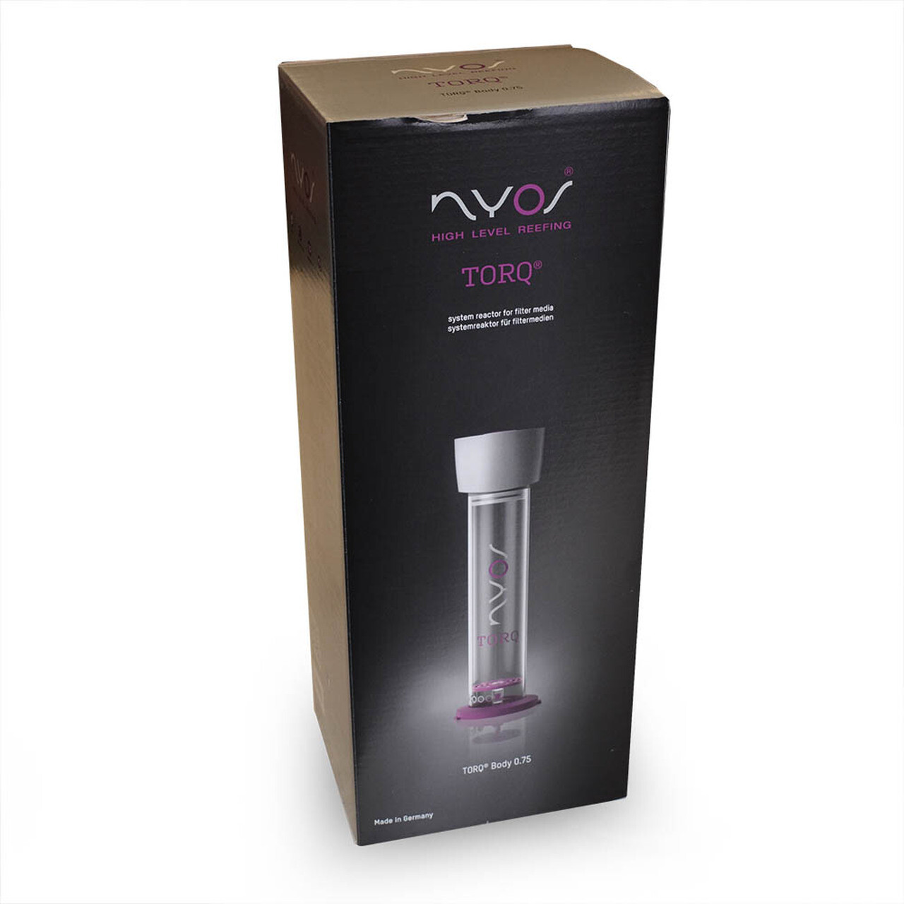 NYOS TORQ BODY .75 SYSTEM REACTOR 750 mL  for FILTER MEDIA  REEFING MARINE