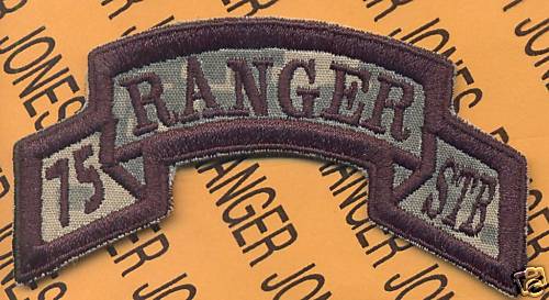 75 INF REGT STB AIRBORNE RANGER scroll patch 1-E