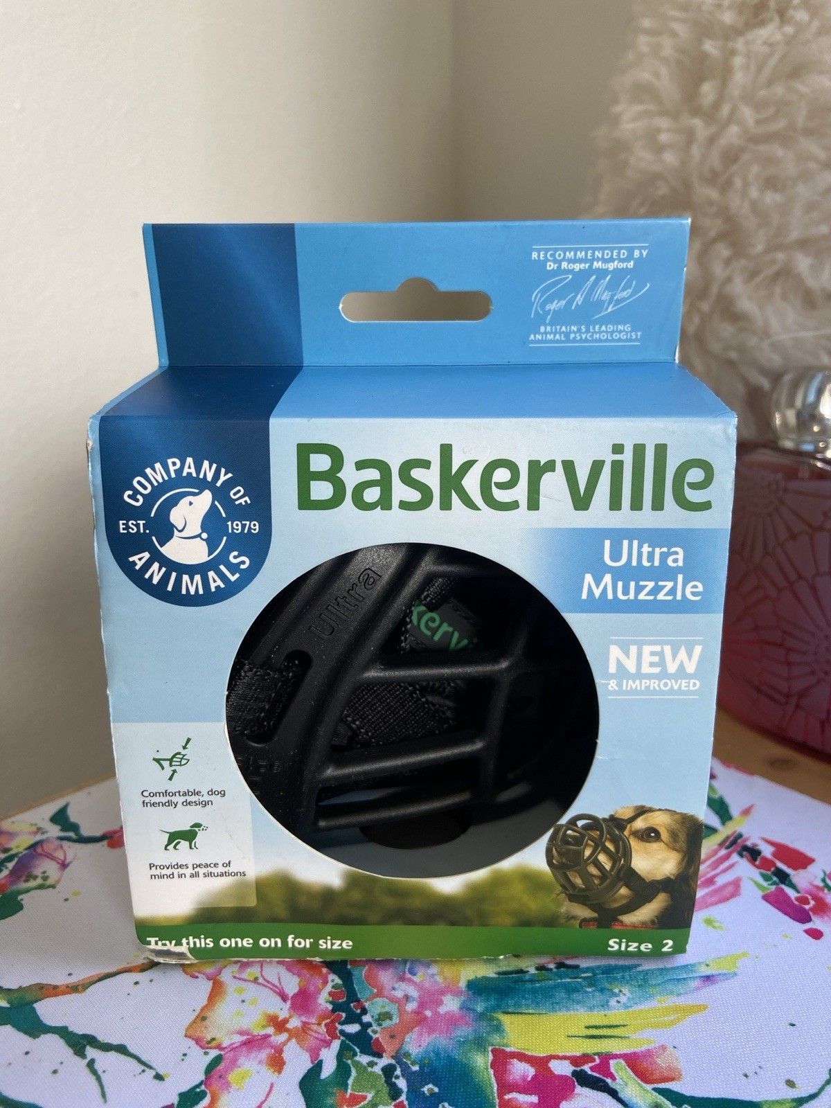 Baskerville Ultra Muzzle Size 2 - Allows Drinking and Panting New! In Box