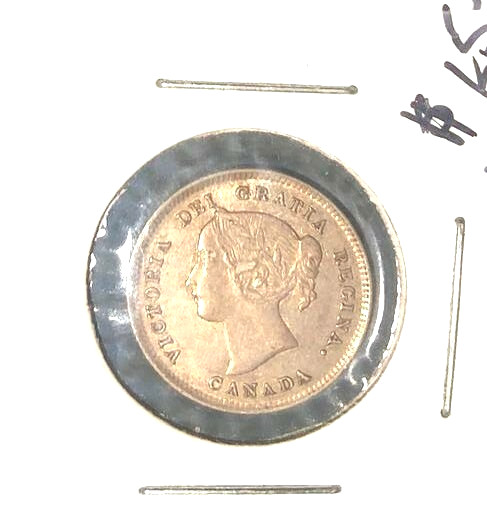 Canada  1901  5 cents  KM 2  XF