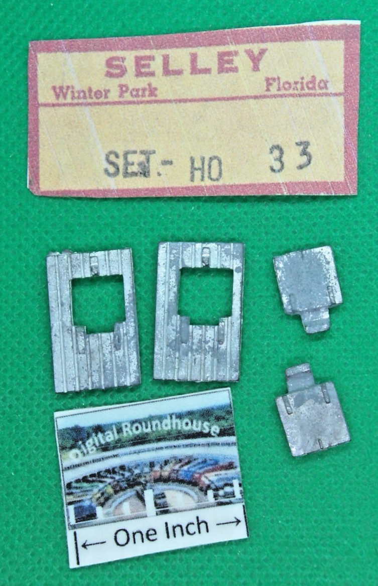 Selley Finishing Touches HO #33 Platform Hatches, Half Open, pr. - Details Below