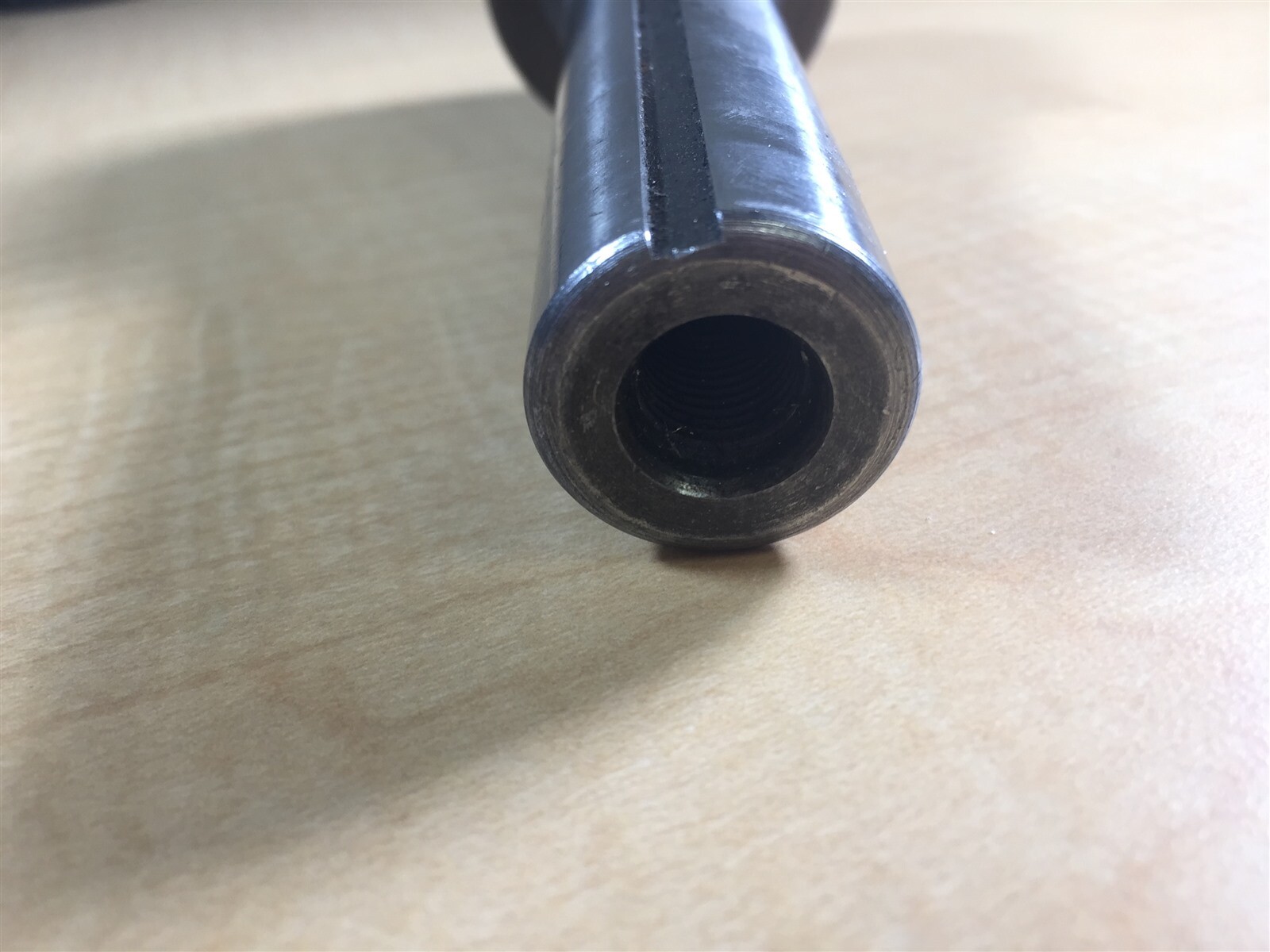 Mill Spindle R8 Straight Shank Toolholder 7/8" MISSING SCREW M2
