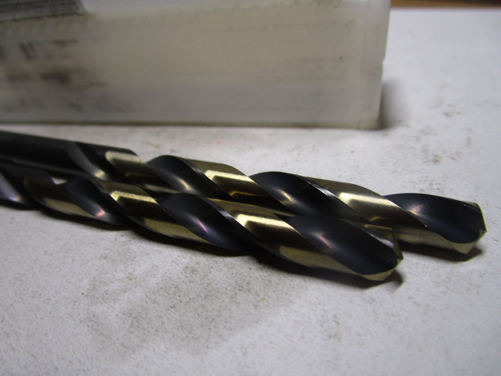 19/64" HSS 135° Split Point Black and Gold Finish FMT® Jobber Drill Bit QTY 2