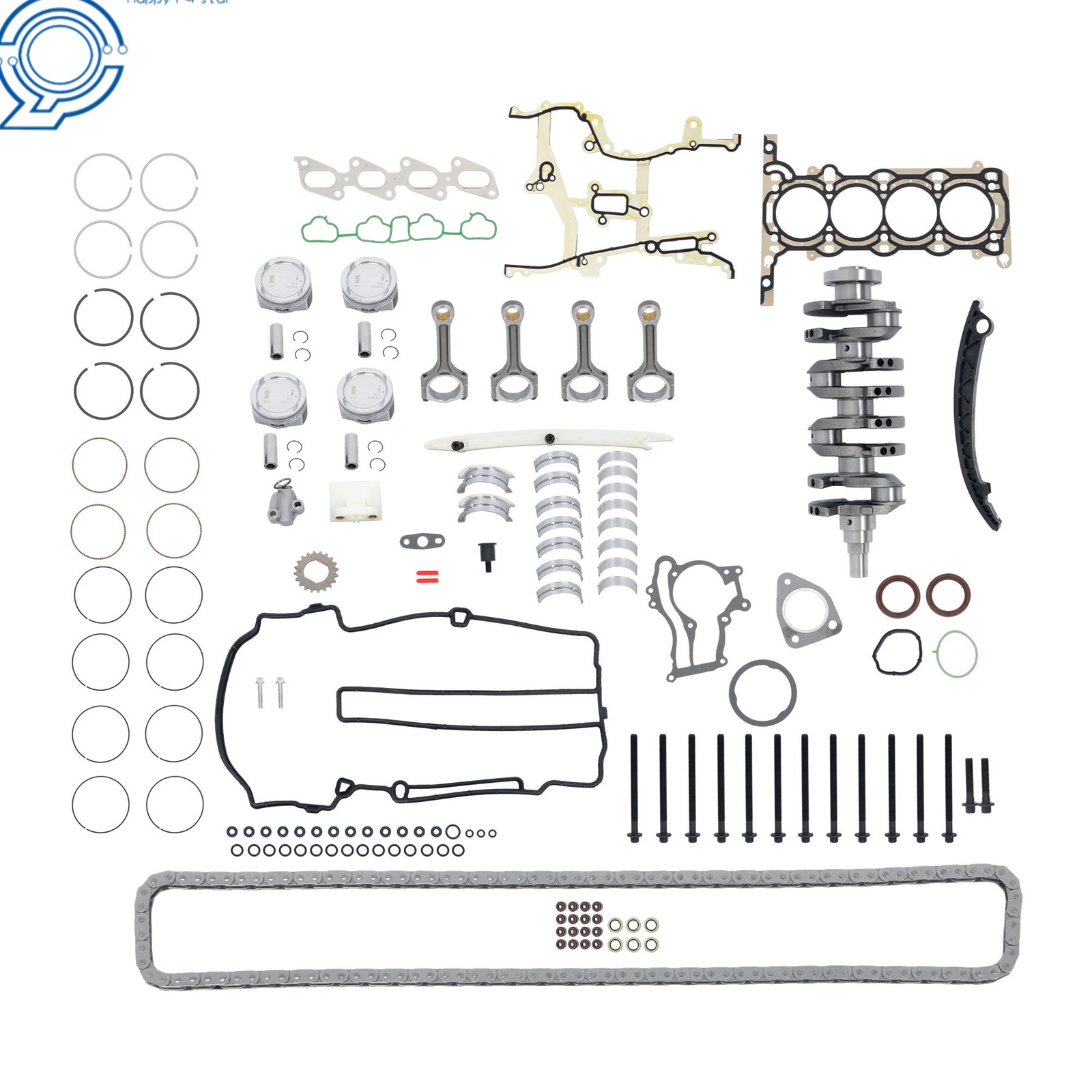 1.4L Engine Overhaul Rebuild Kit Crankshaft /Rod For Chevrolet Cruze Buick Turbo