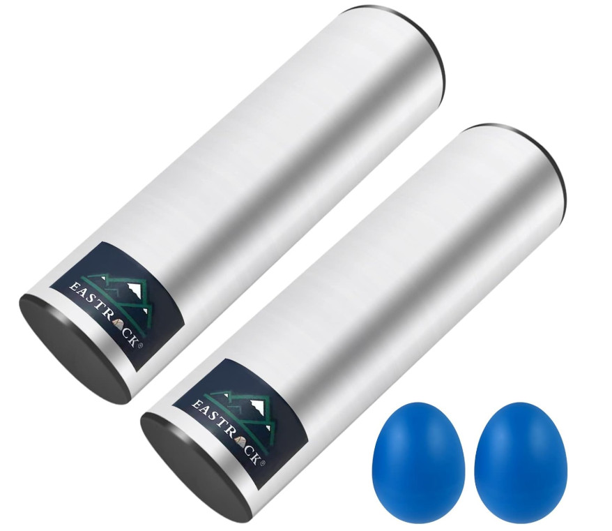 Stainless Steel Cylinder Shaker Set w/ Egg Shakers, Latin Percussion