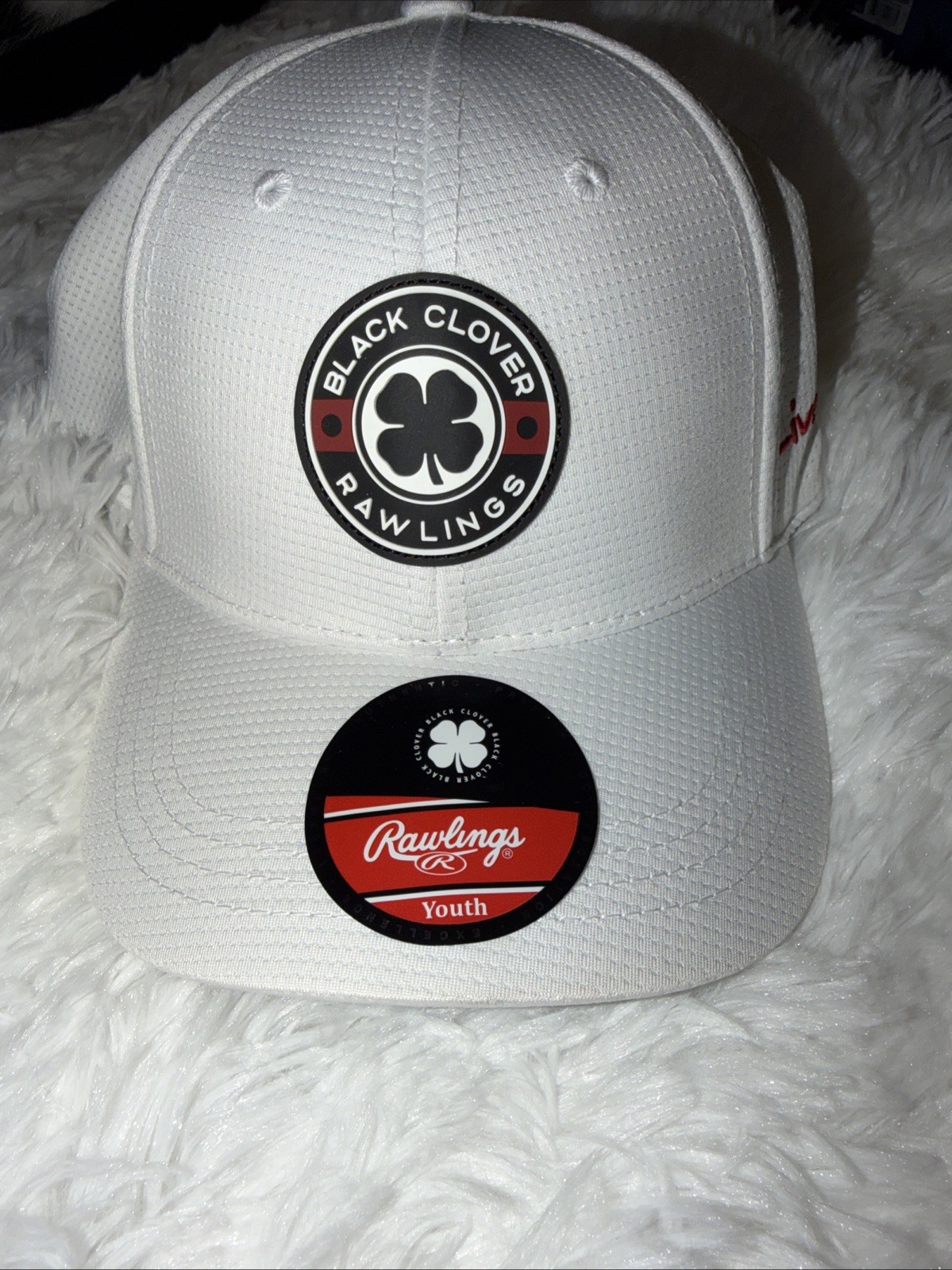 Black Clover Youth Rawlings Allstar Postseason Patch Snapback Hat NWT