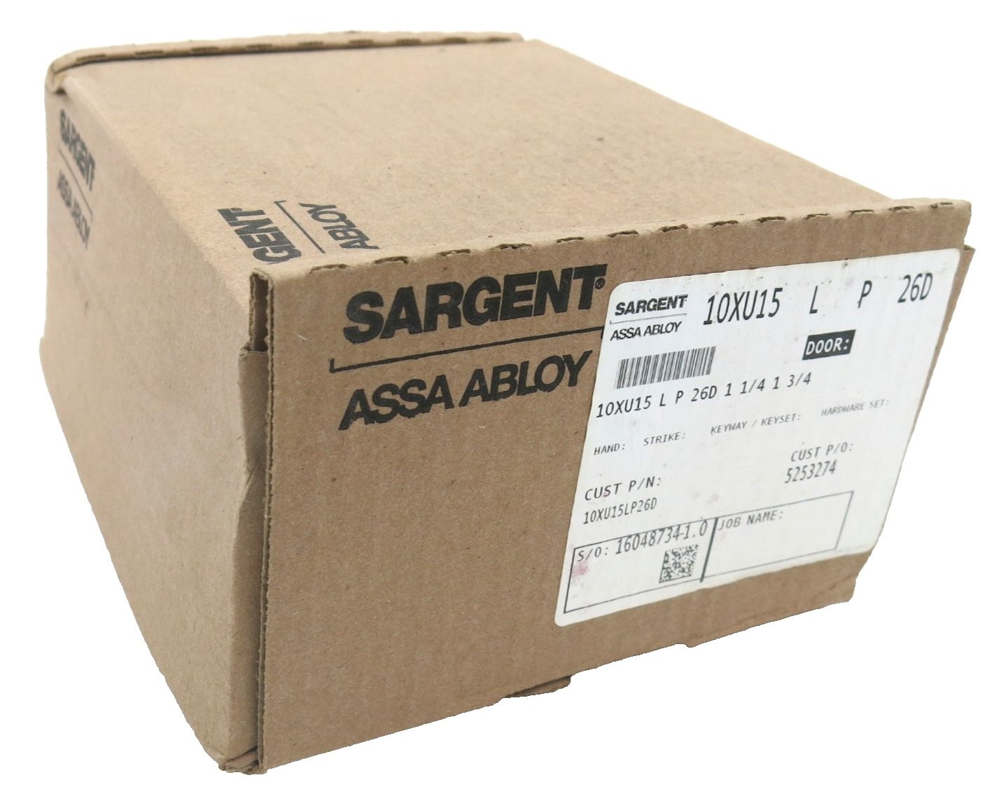 Sargent 10XU15-LP Cylindrical Passage Function Commerical Lever Lockset NIB