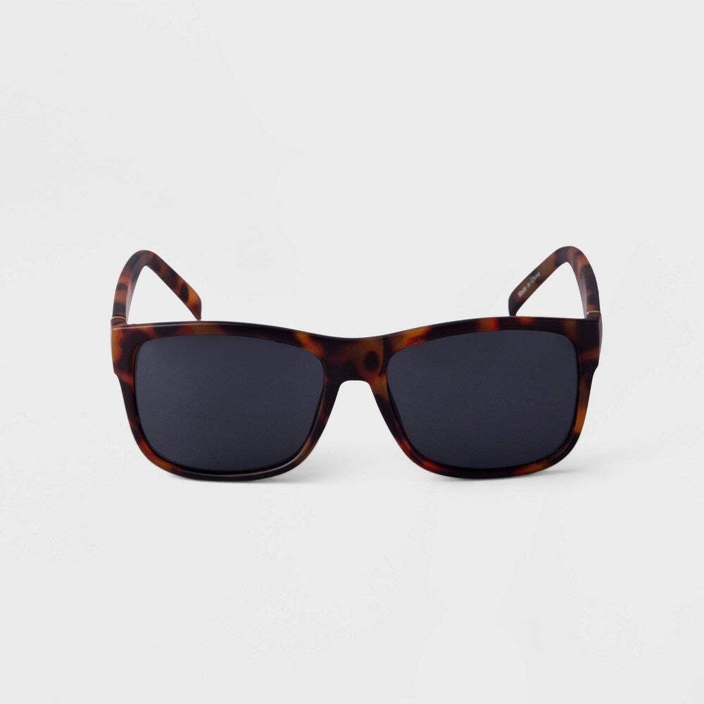 Men's Tortoise Shell Square Sunglasses - Goodfellow & Co™ Brown