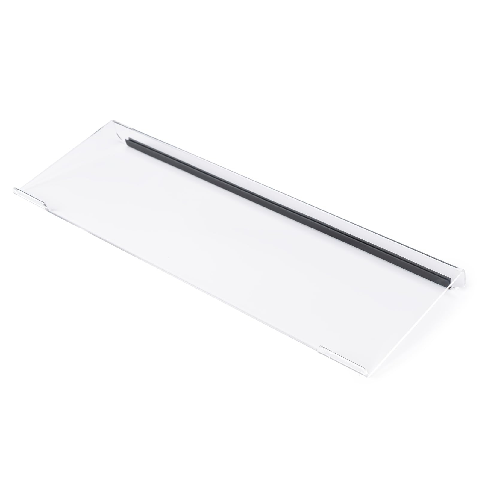 BOOMIBOO Clear Acrylic Tilted Computer 17in L* 5.7in W* 1.2in H
