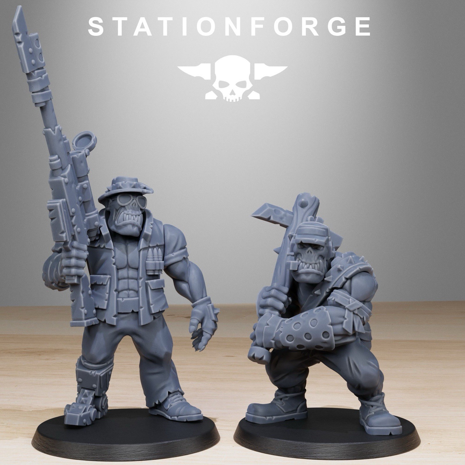 Orkaz Team Fighters, Infantry Unit, Stationforge