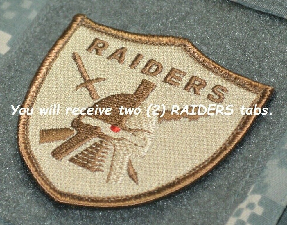 DAESH BASHER GREEN BERETS SFG ODA SP OPS SAS JTF vêlkrö TAB: Red Eye RAIDERS X 2
