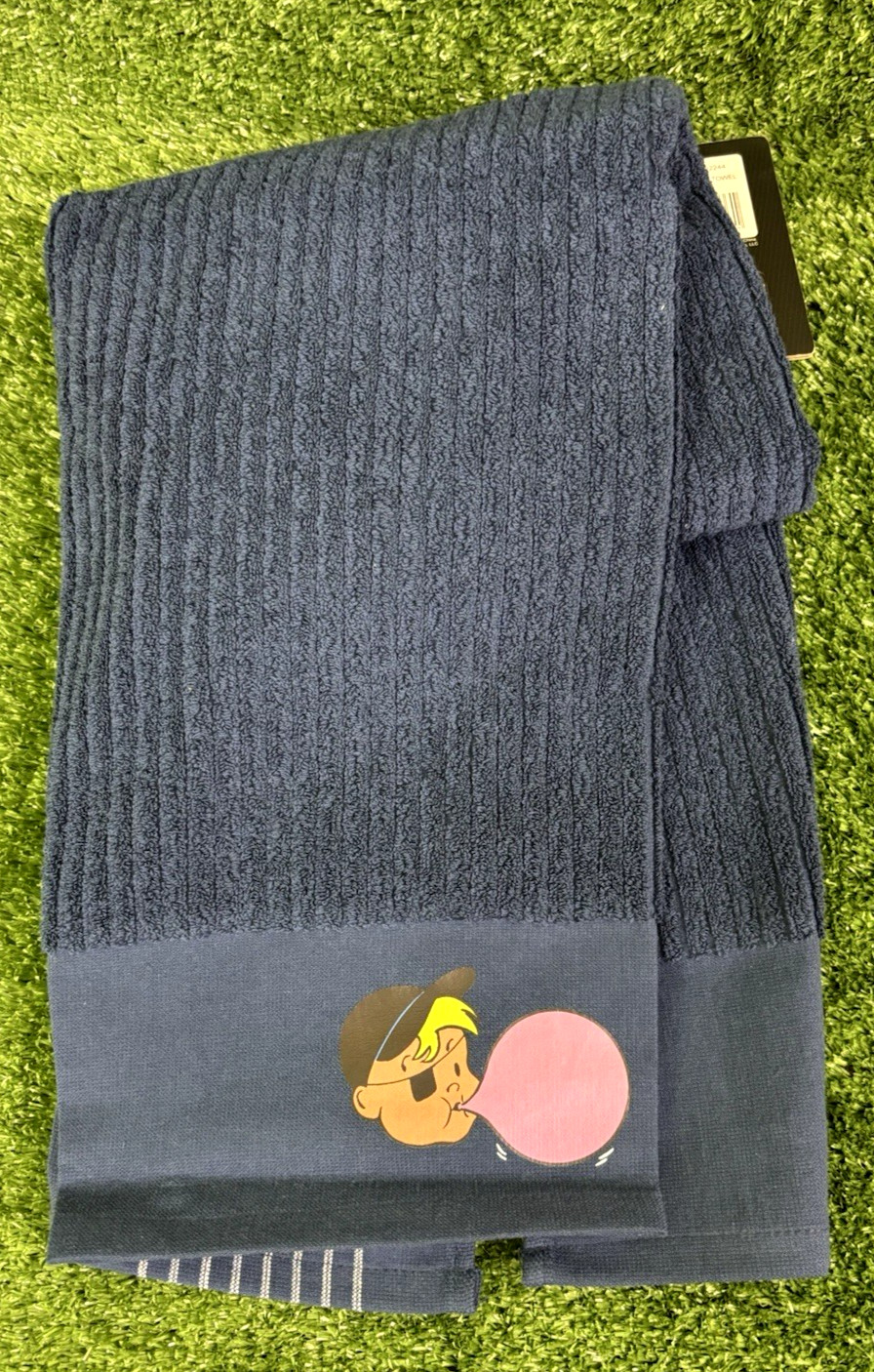 CMC Design Bazooka Tour Caddie Players Golf Towel NEW 22"x44" Navy