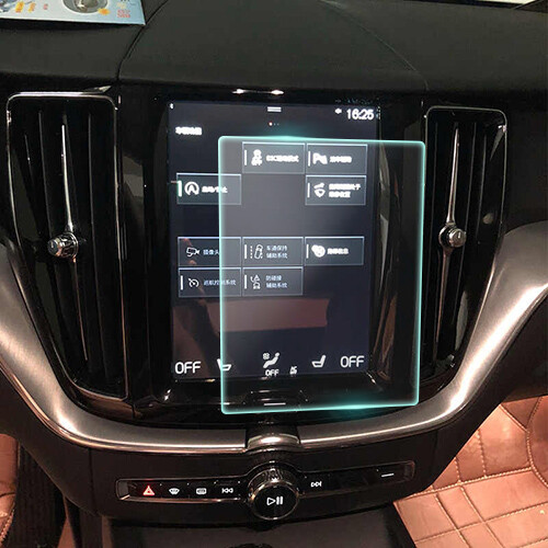 Crystal Clear Screen Protector for 2018 Volvo V90 Vehicle Navigation