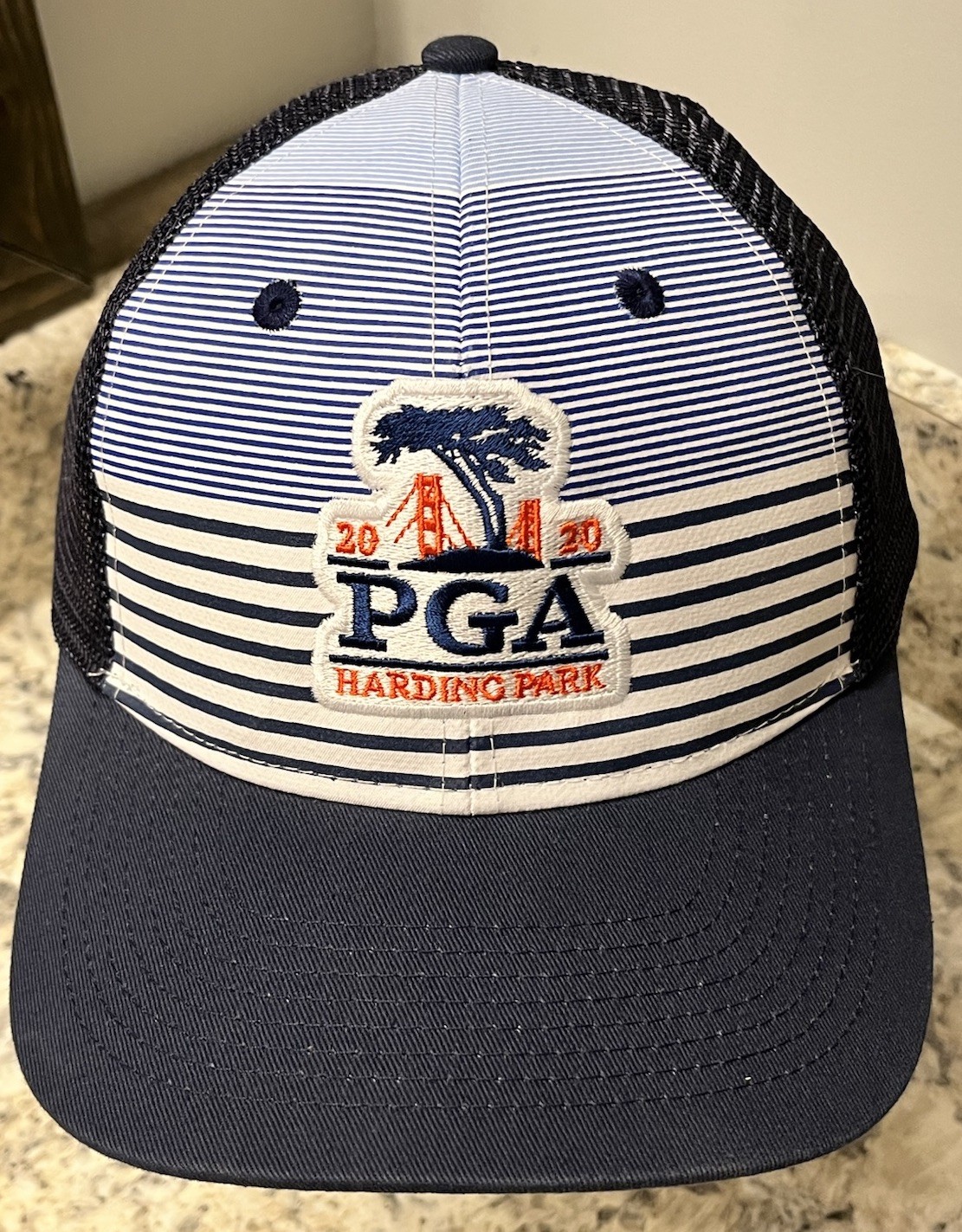 PGA Heading Park 2020 Golf Hat White Blue New