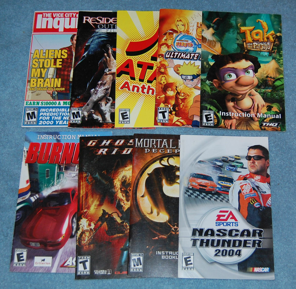 Gun Sony Playstation 2 Manual (Manual Only)