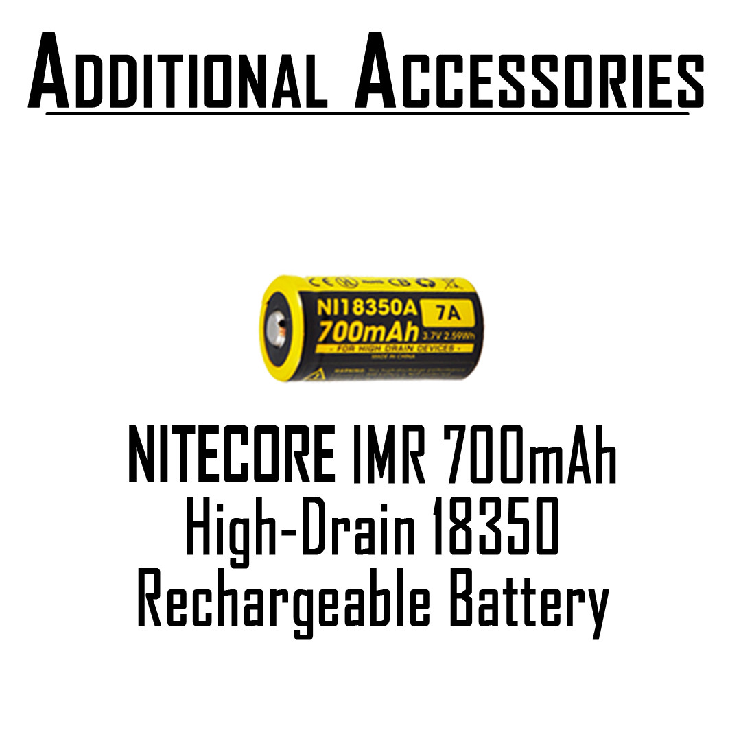 NITECORE MT10C 920lm Tactical Red & White Flashlight with Rechargeable Battery