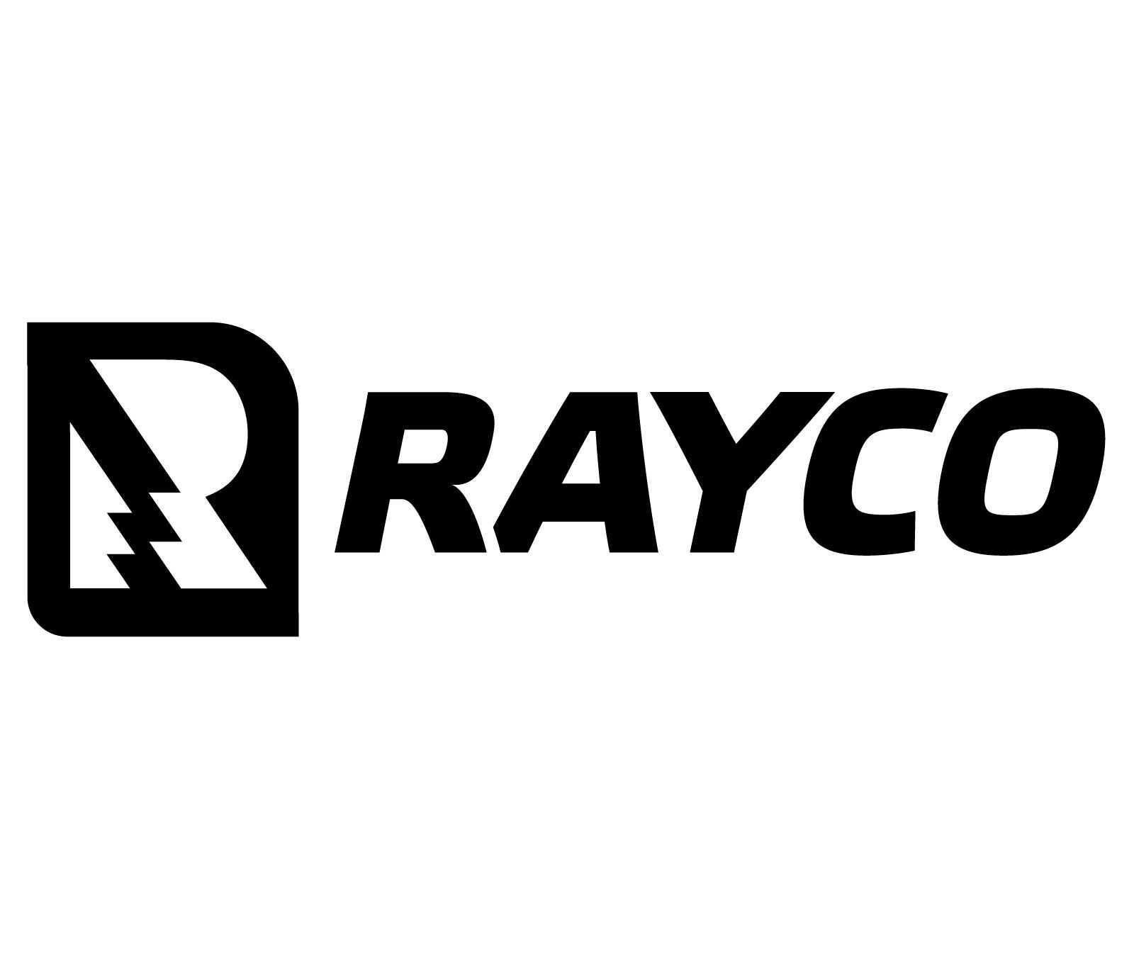 Rayco Vinyl Decal 24” Sticker (Set of 2) Black Wood Chipper Equipment Loader