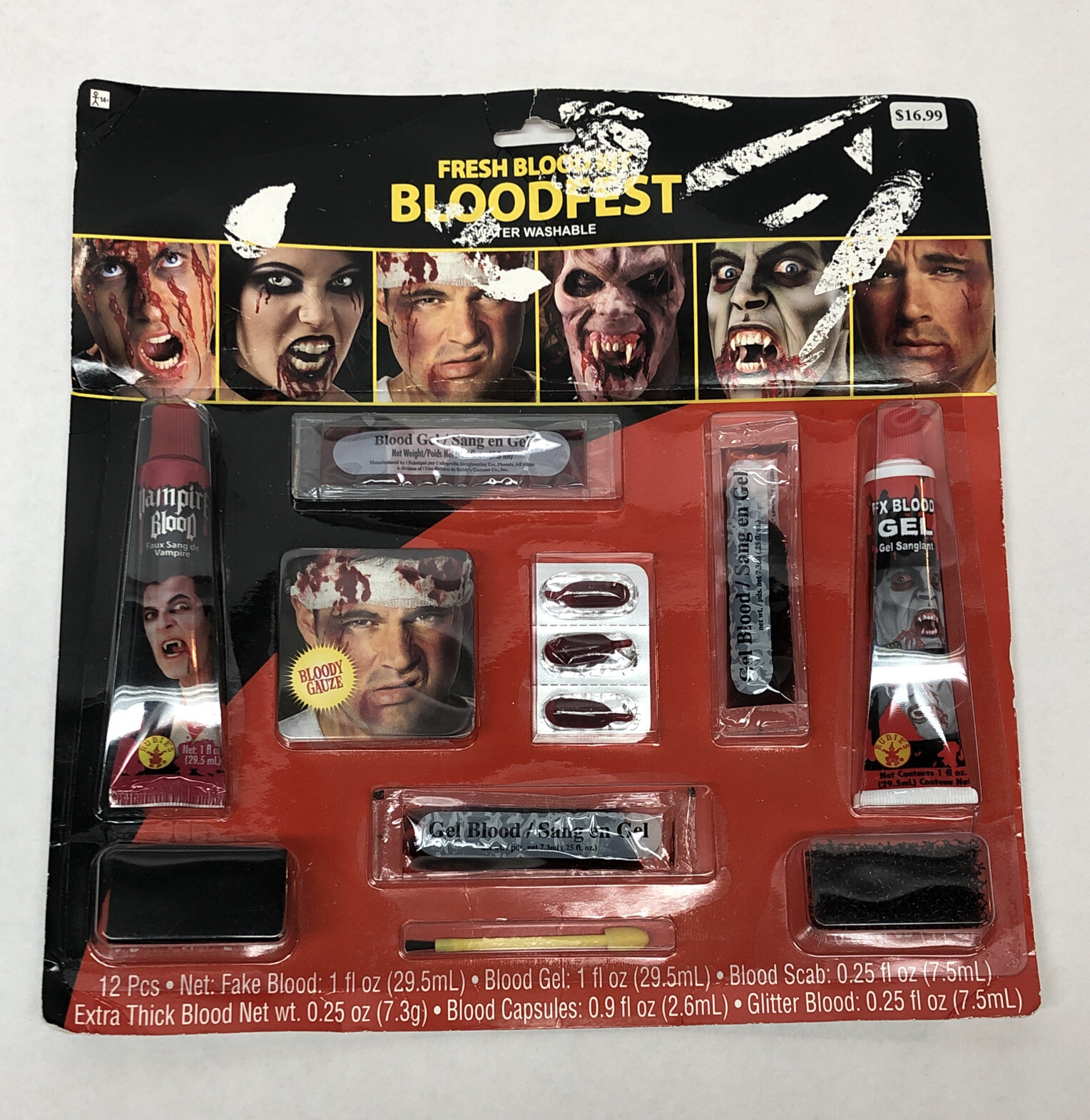 Fresh Blood Kit Bloodfest Water Washable, New