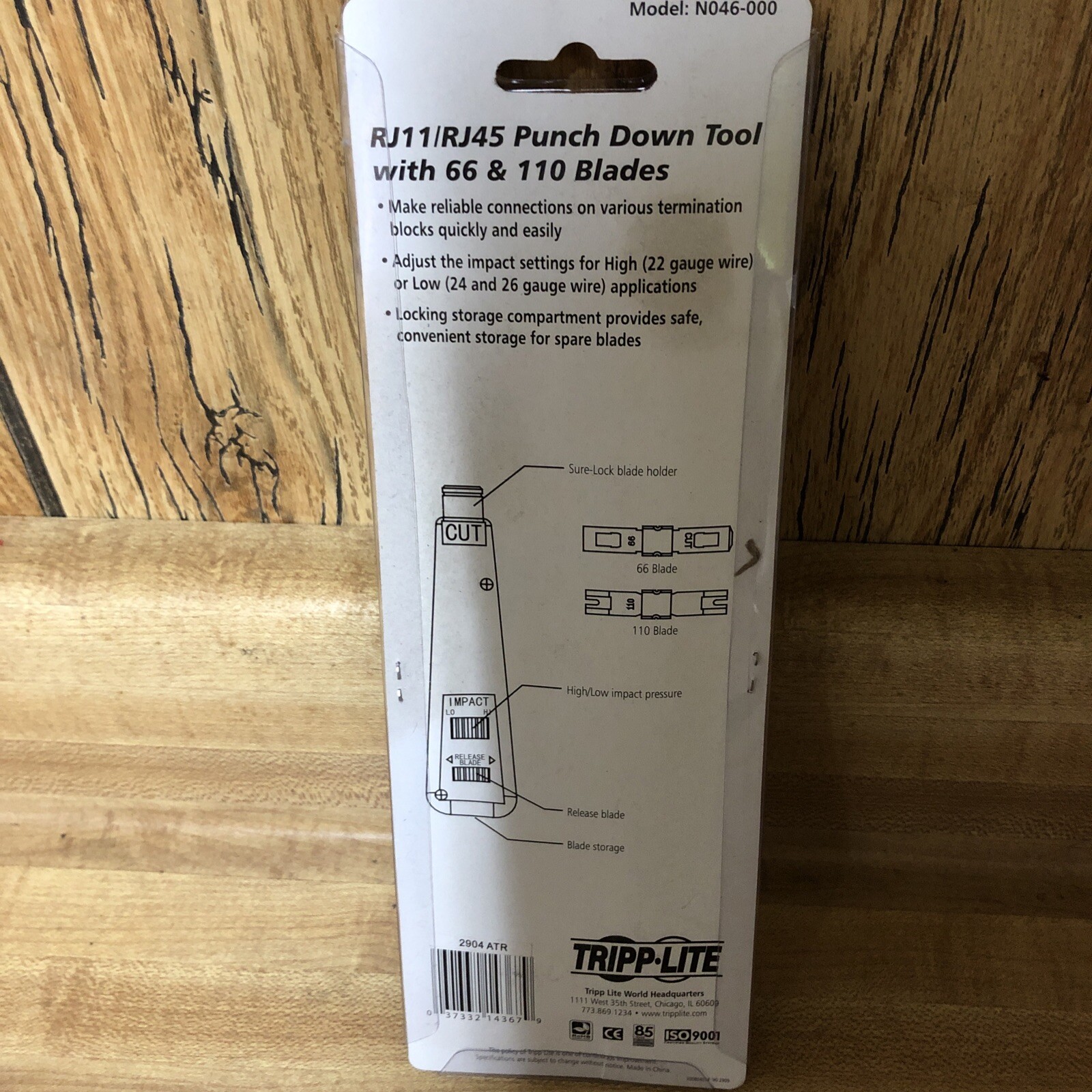 Tripp Lite N046-000 Impact Punch Down Tool New