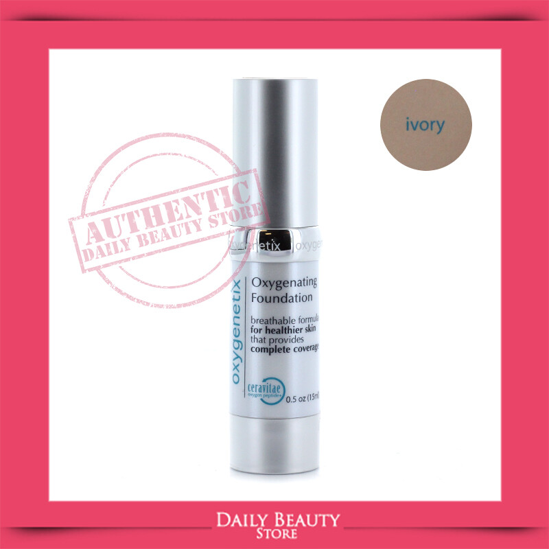 Oxygenetix Oxygenating Foundation 15ml 0.5oz Ivory NEW FAST SHIP