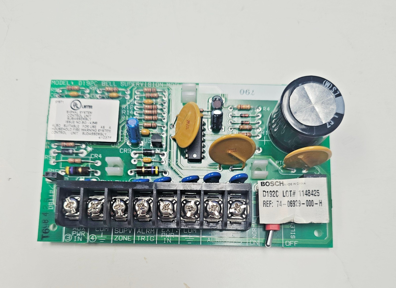 Bosch D192C Bell Supervision Module USED