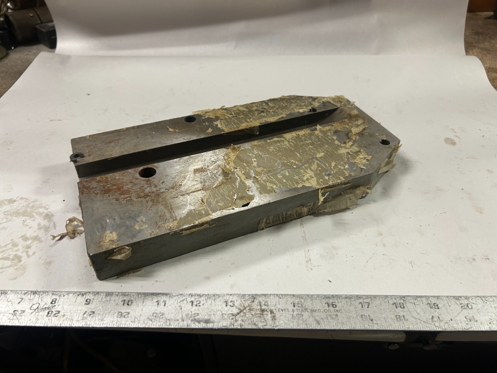 MACHINIST DrWy TOOL LATHE MILL Machinist Slotted Steel Plate Fixture Block