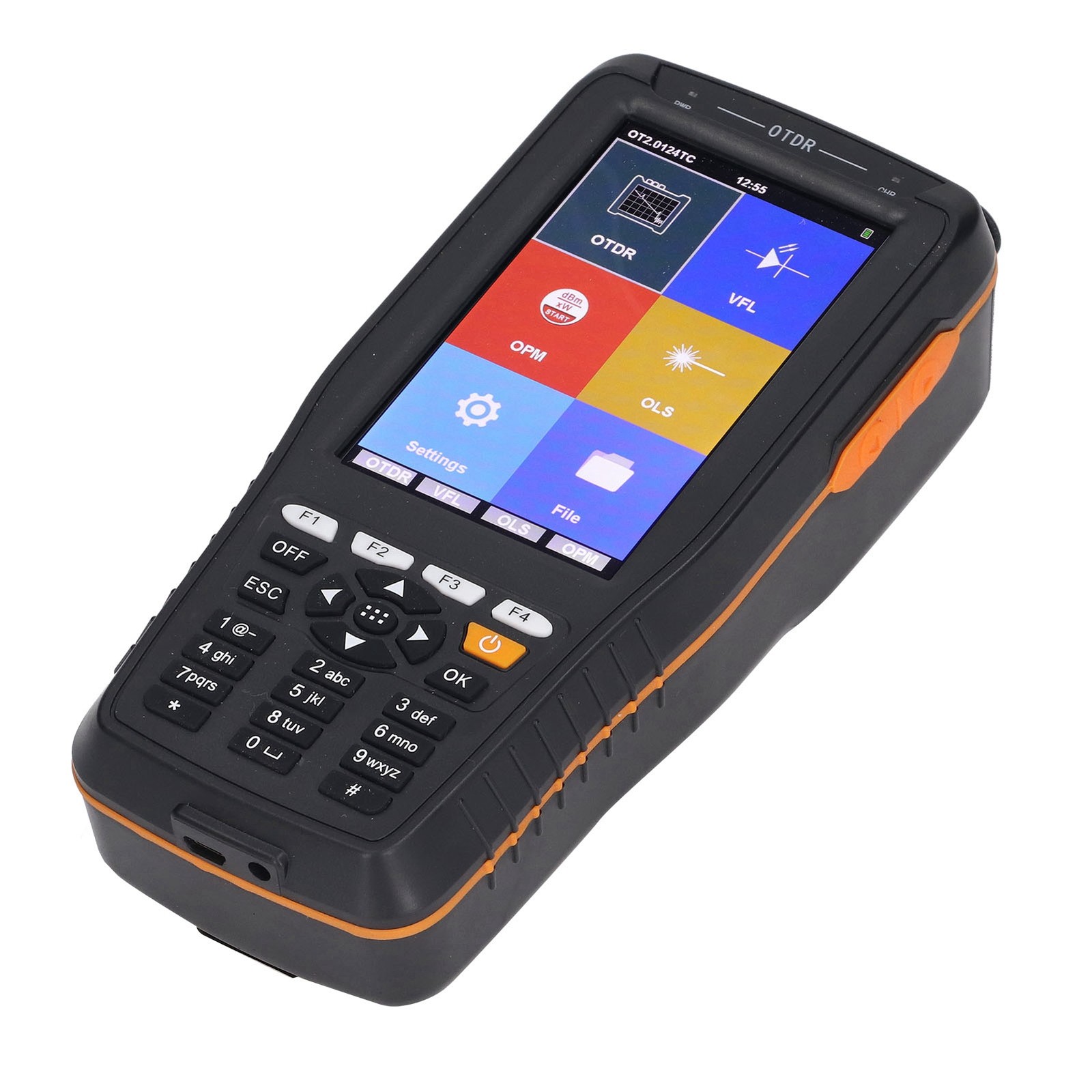 4 In 1 Fiber Optical Power Meter Portable Optic Tester For Network Construct