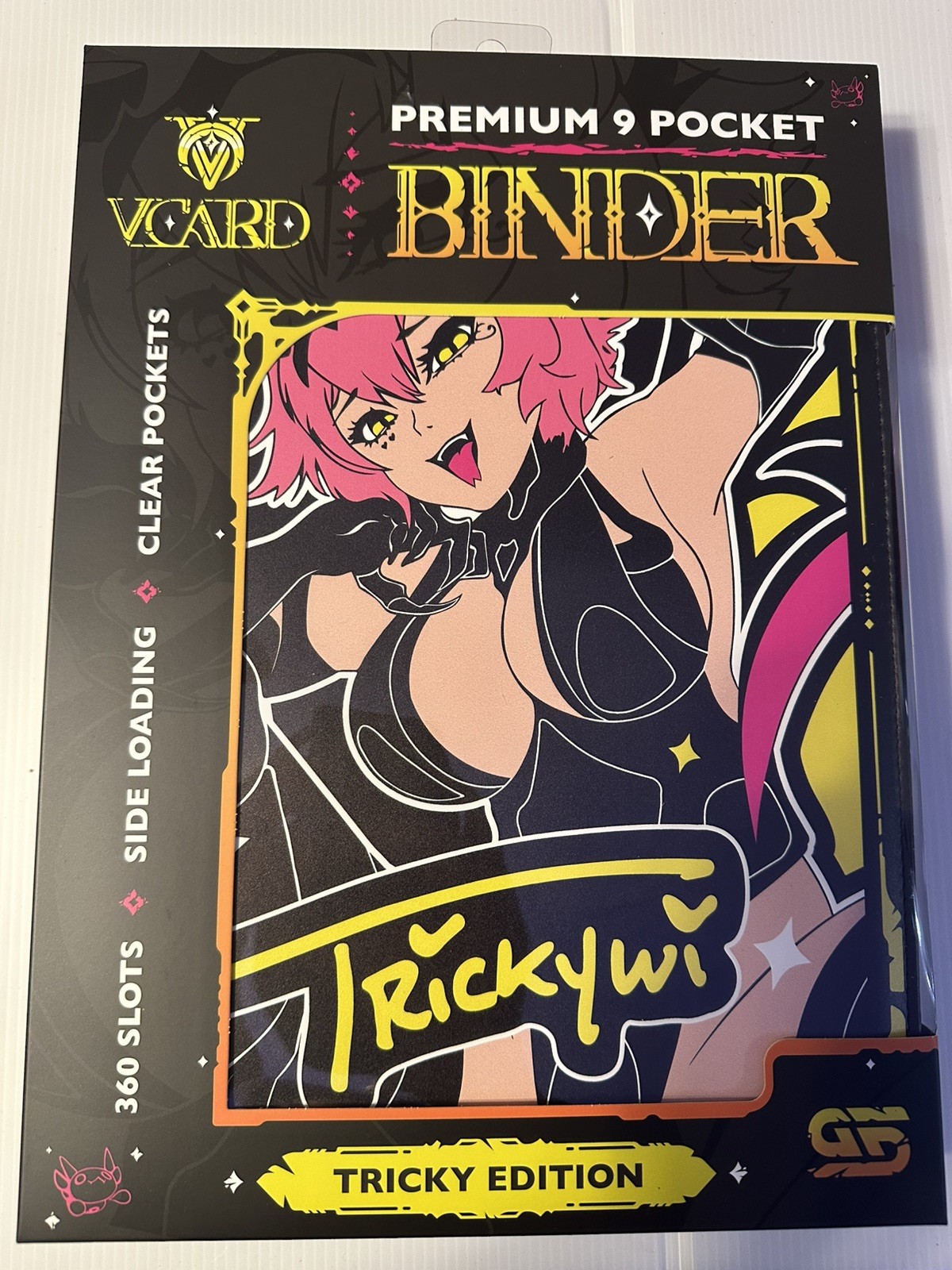 GamerSupps GG VCard - Premium 9 Pocket Binder - Trickywi Edition