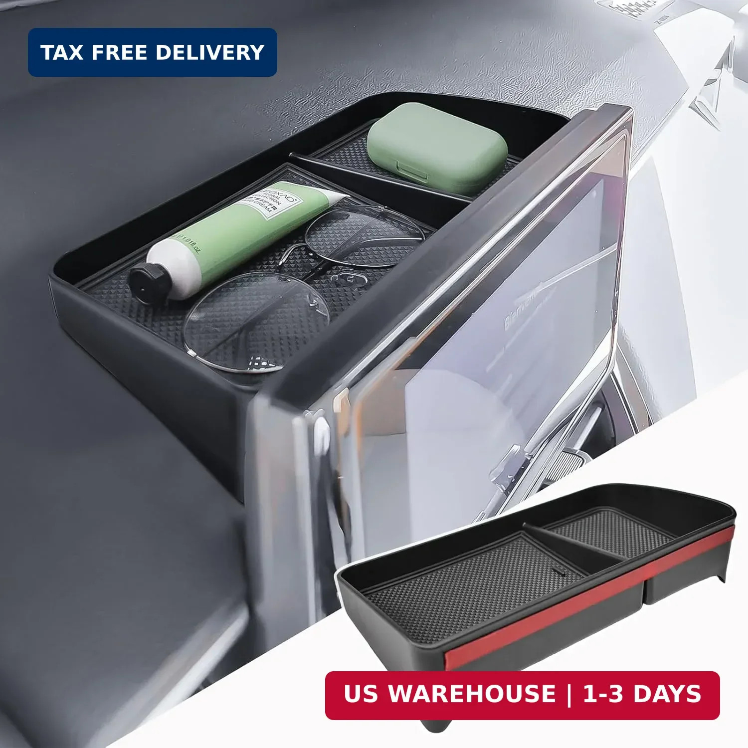 HGWEI Dashboard Organizer Tray Compatible with Toyota Corolla 2019-2026 / Coroll