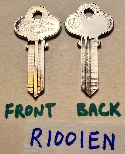 Vintage 1970s 1980s NOS ILCO R1001EN key blanks new old stock Corbin CO92
