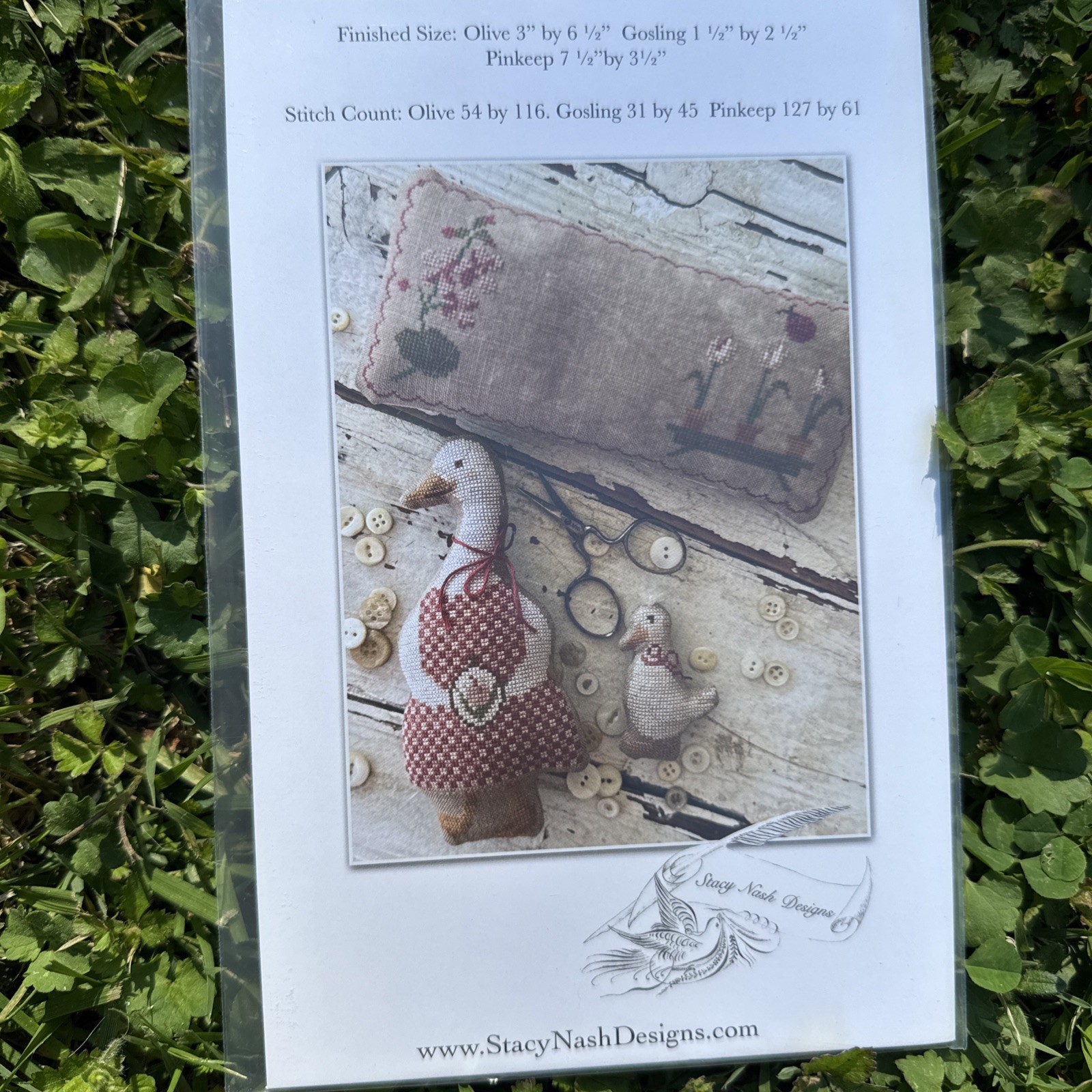 Stacy Nash Cross Stitch Pattern Olive Animal Cracker Chart Goose