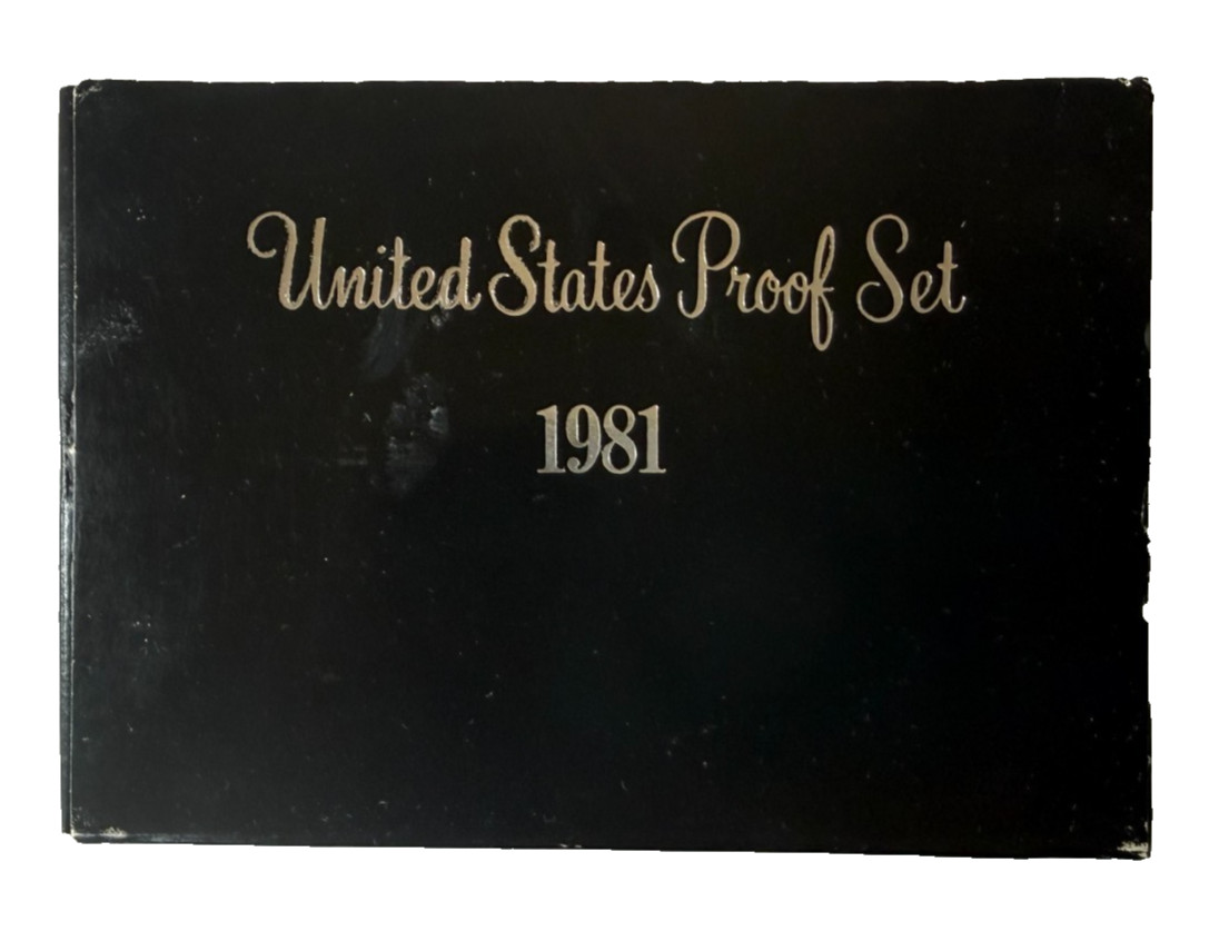 1981-S Proof Set U.S. Mint Original Government Packaging w/ Susan B Anthony