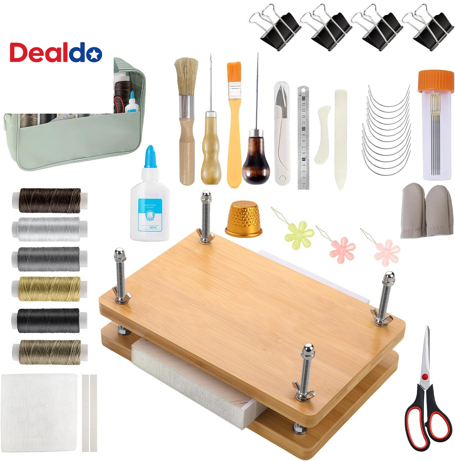 Book Binding Kits, Book Press, 11.6 X 7.8 Inch Bookbinding Tools Bookbinding Sup