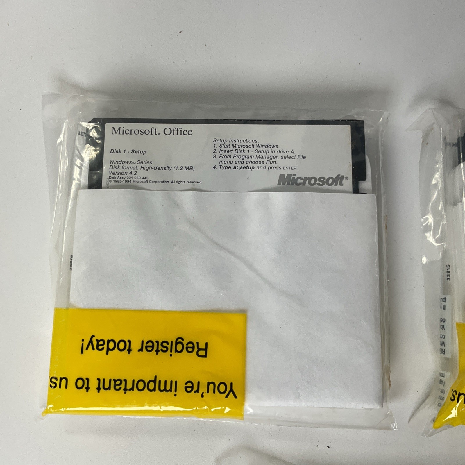 Microsoft Office Windows Series Version 4.2 Disks 1 - 30 High Density 1.2 MB