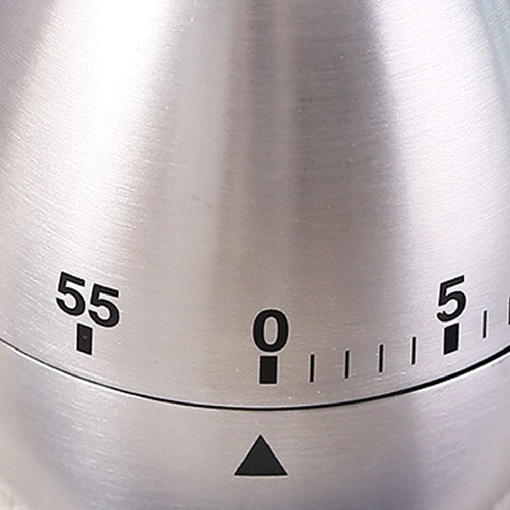 60 Minute Mechanical Kitchen Timer, Wind Up Egg Timer for Cooking
