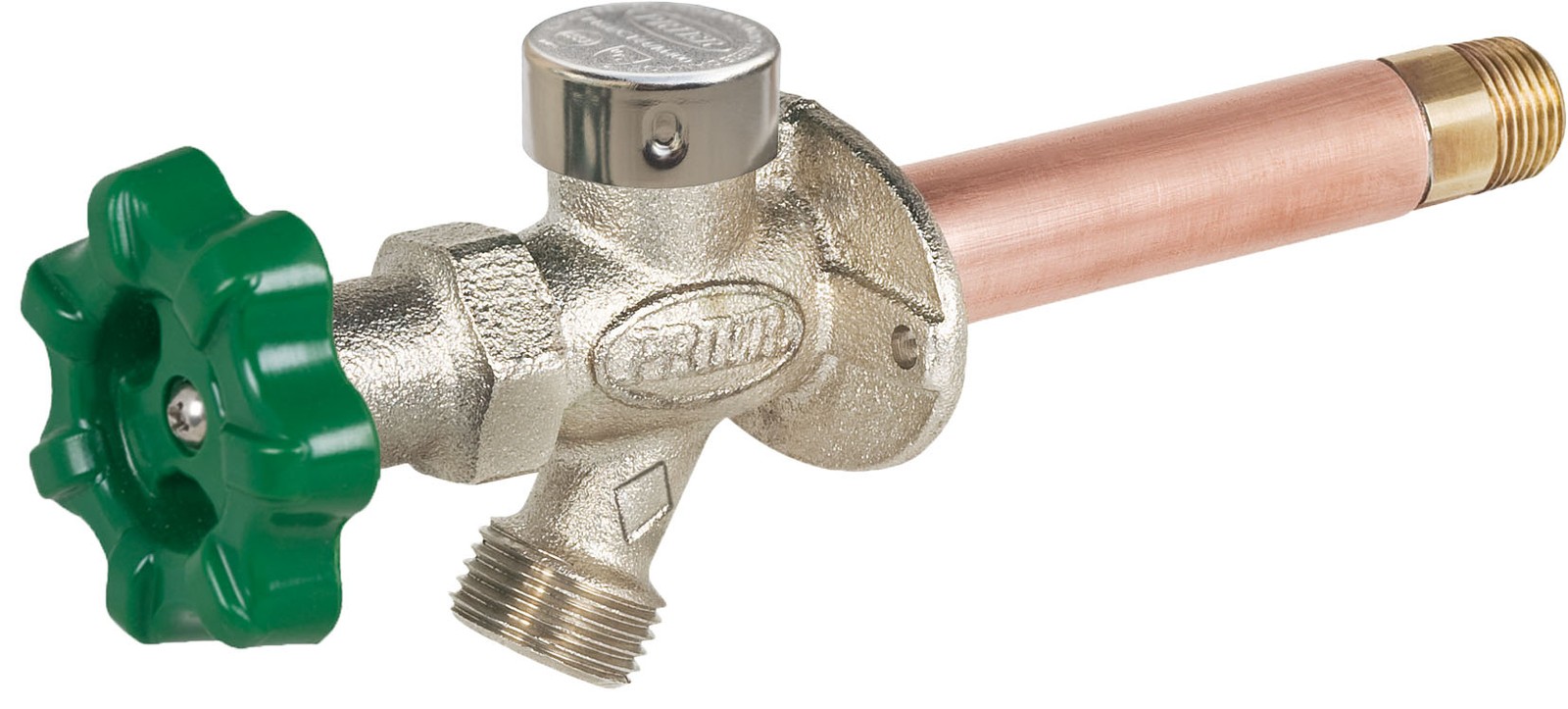 Prier Products P-164D10 1/2" MPT x 1/2" Sweat Handle-Operated - Nickel