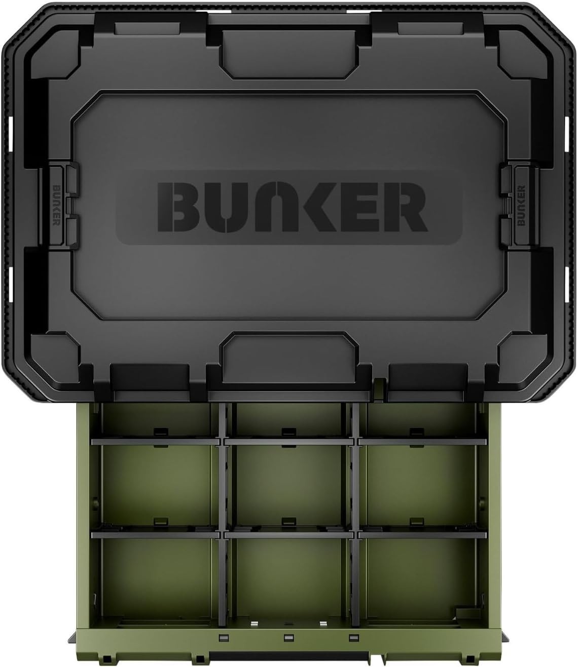 BUNKER Load-Up 3 Drawer Stacking Auto Locking Extra Deep Tool Box, 29441