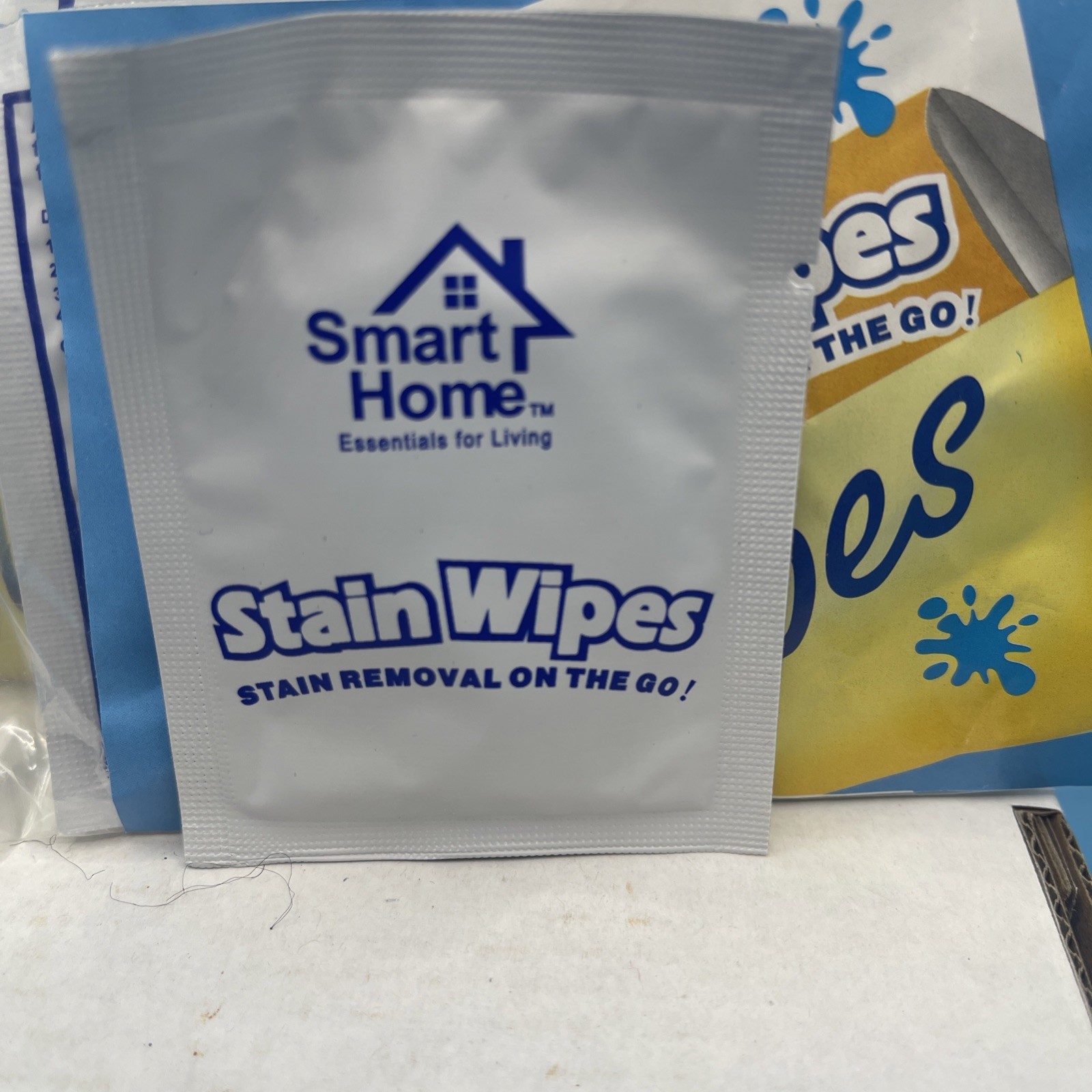Smart Home Stain Remover Wipes Set of 26 Count Stain Removal On The Go New