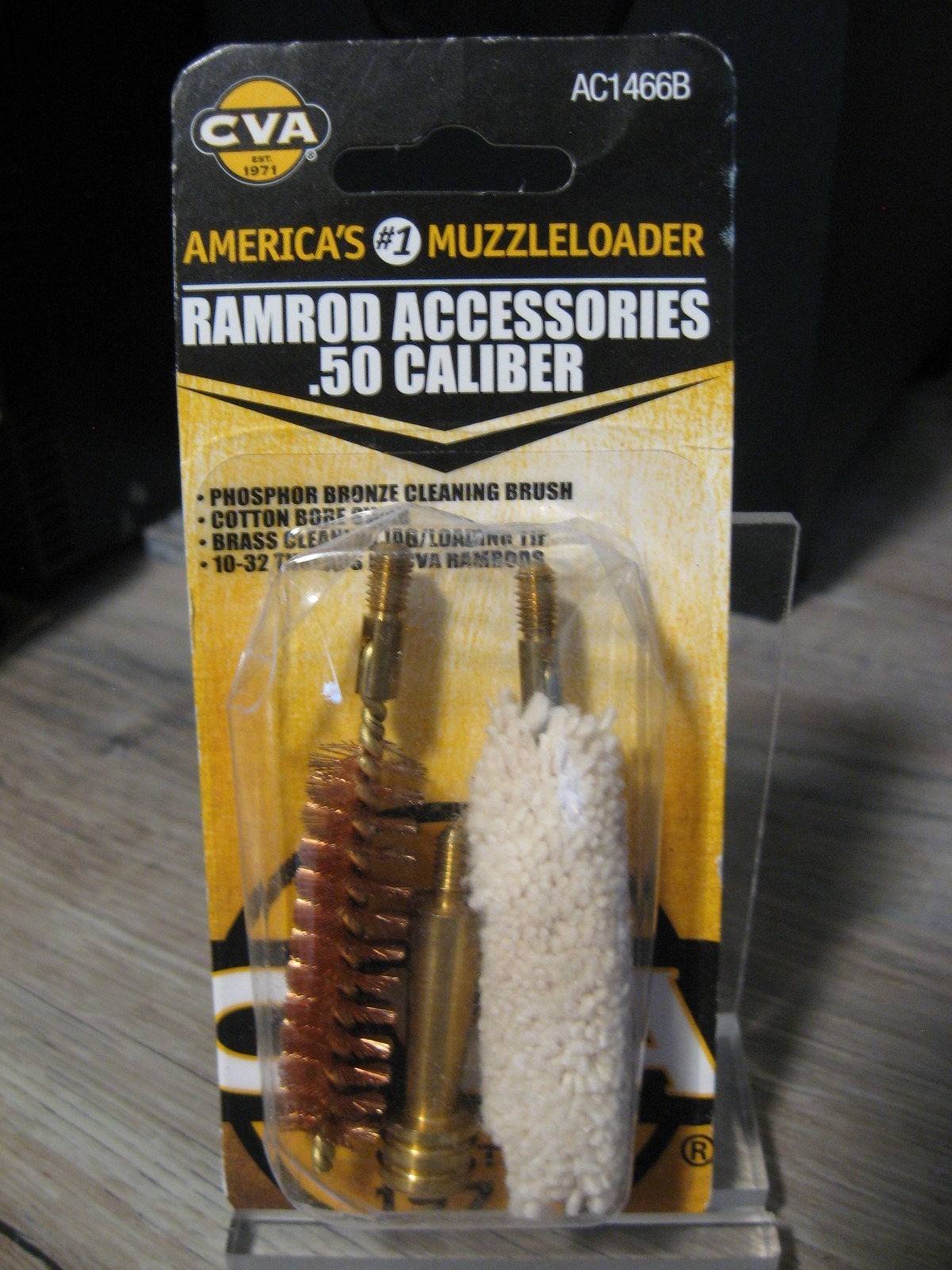 CVA Muzzleloader .50 Caliber Ramrod Accessories - 10-32 Threads - AC1466B
